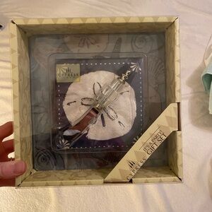 Cypress Home Party Set — plate, napkins, and knife